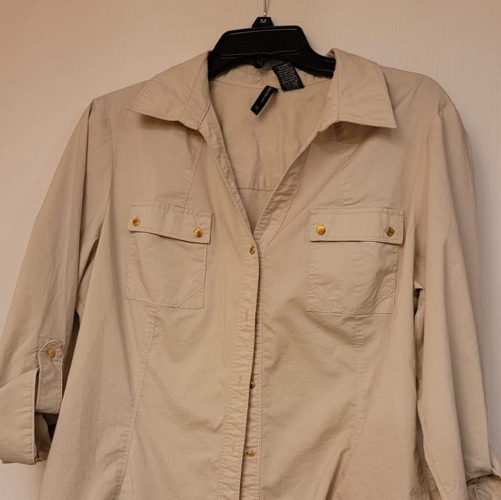 Womans button down blouse